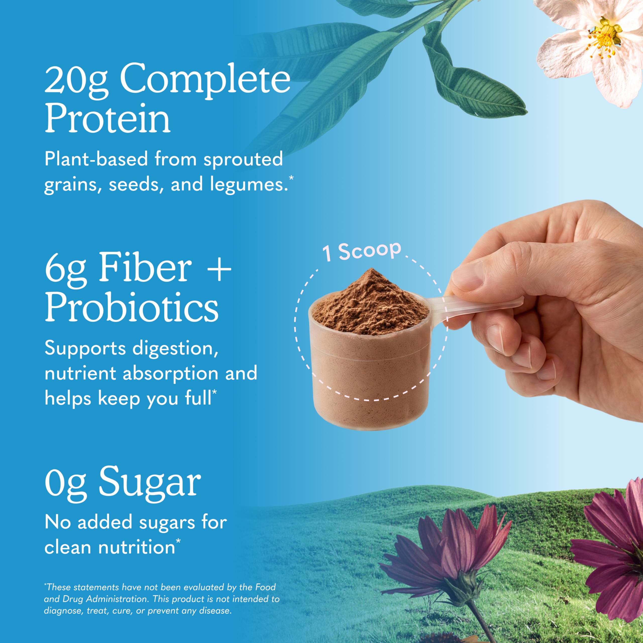 Garden of Life bol con smoothie proteico, incremento de proteína vegetal