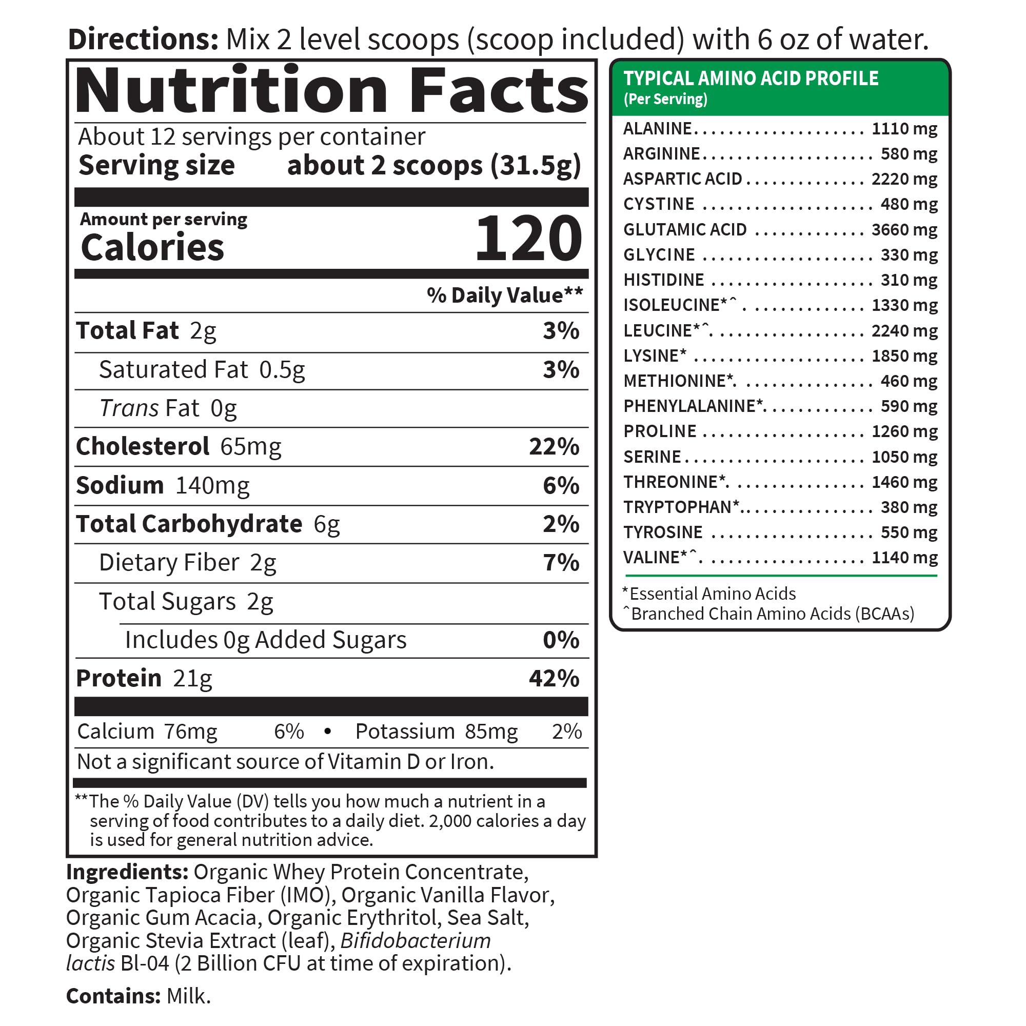 Garden of Life etiqueta con certificaciones NSF y Non‑GMO que brinda seguridad al atleta