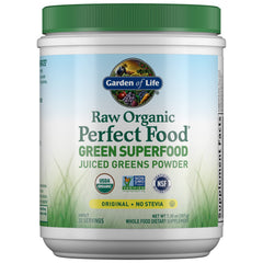 Garden of Life front packaging showing product benefits and servings