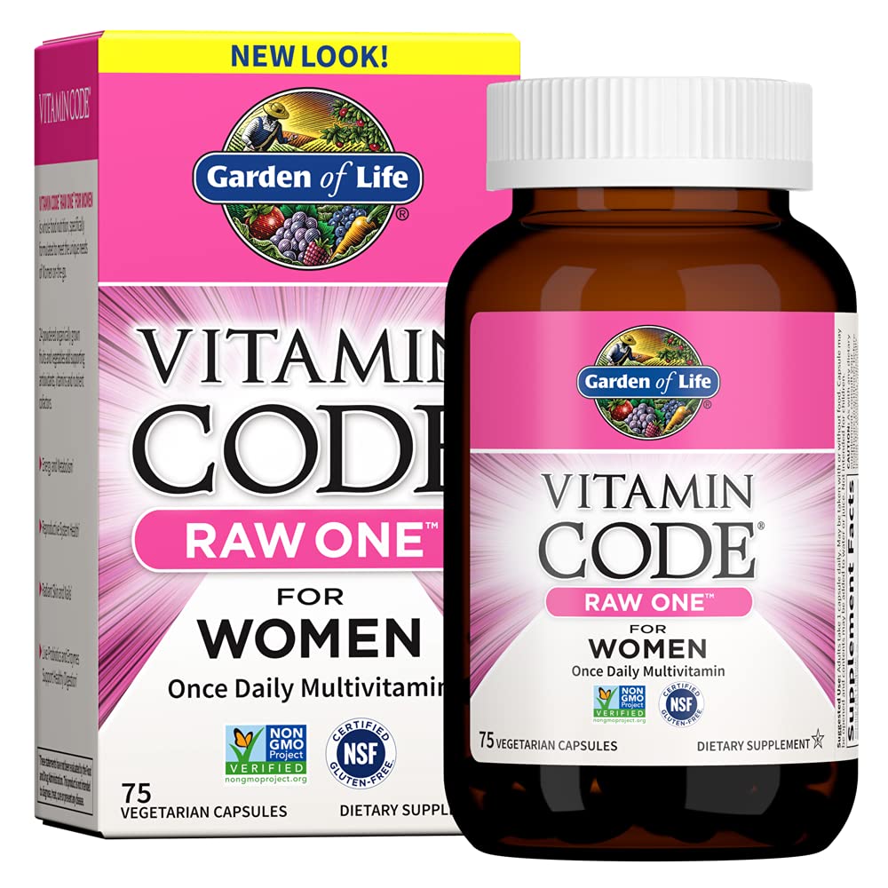 Garden of Life envase frontal mostrando diseño y beneficios visibles