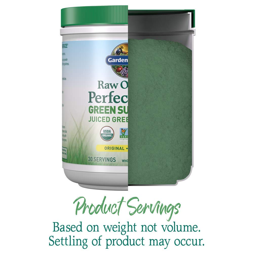 Garden of Life powder dissolved in water demonstrating easy mixing