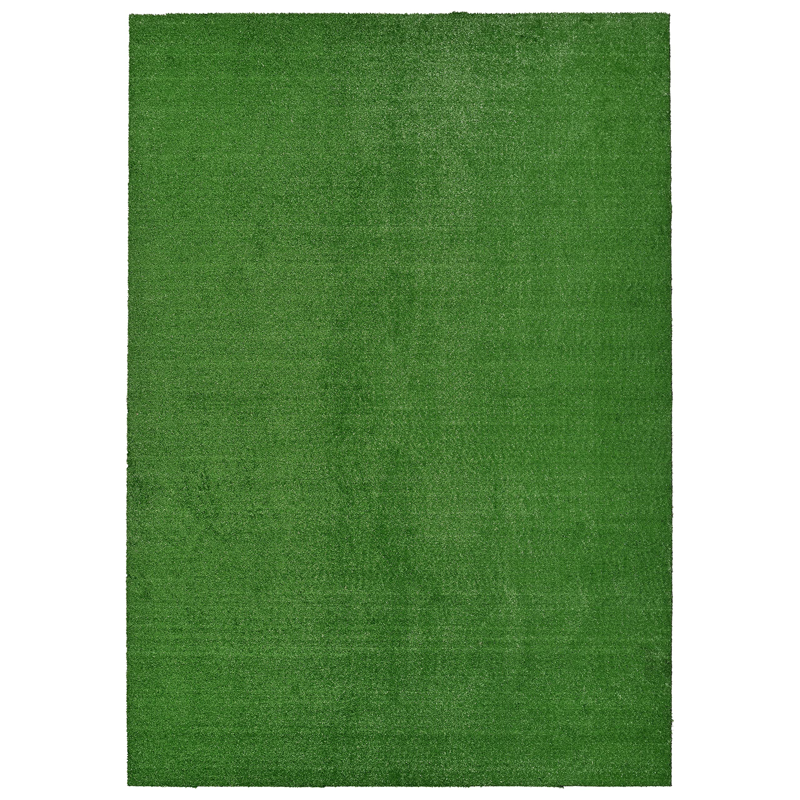 Garland Rug vista frontal de la alfombra 7x10 mostrando verde exuberante y beneficio estético