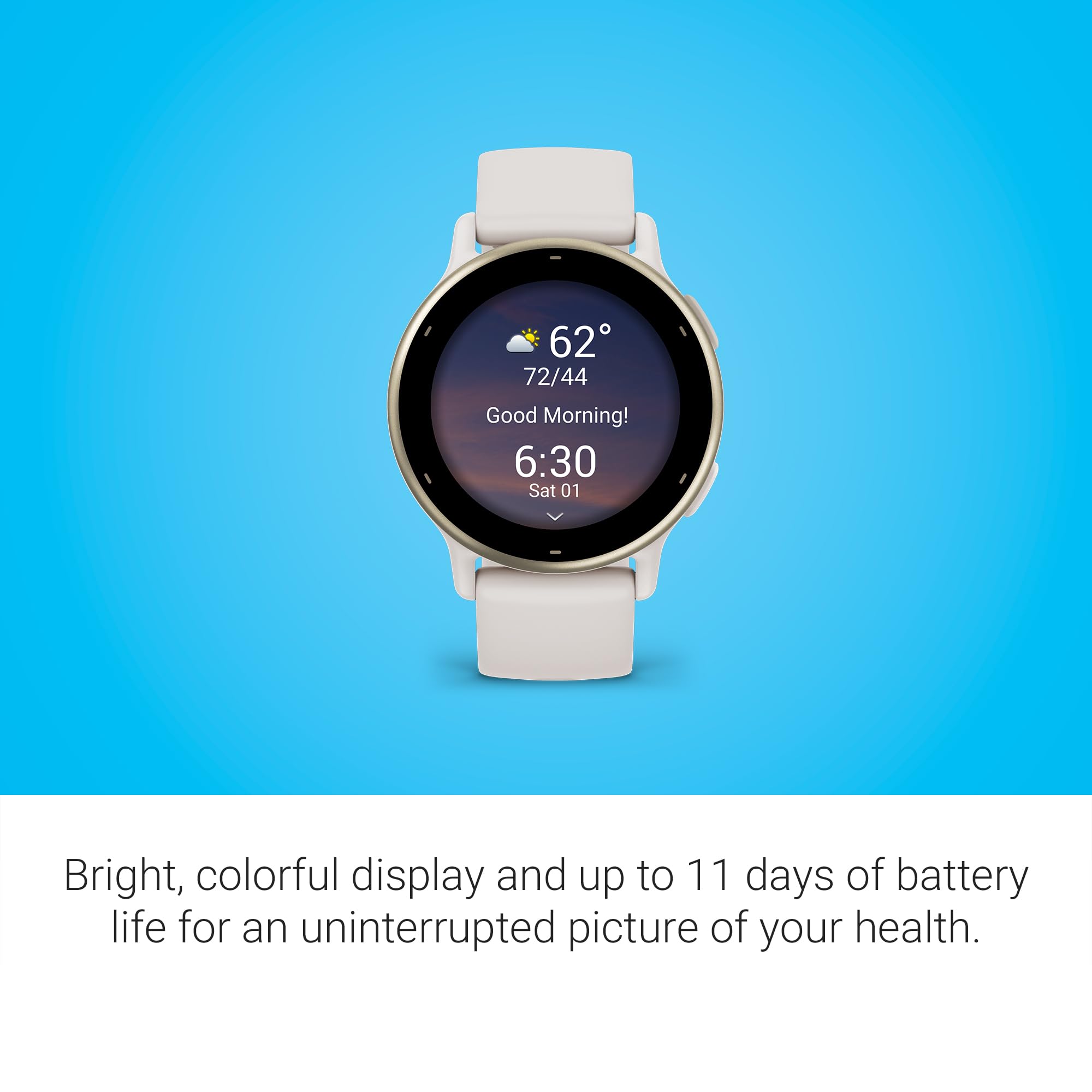 Garmin vívoactive 5 on wrist during run benefit: accurate GPS activity tracking
