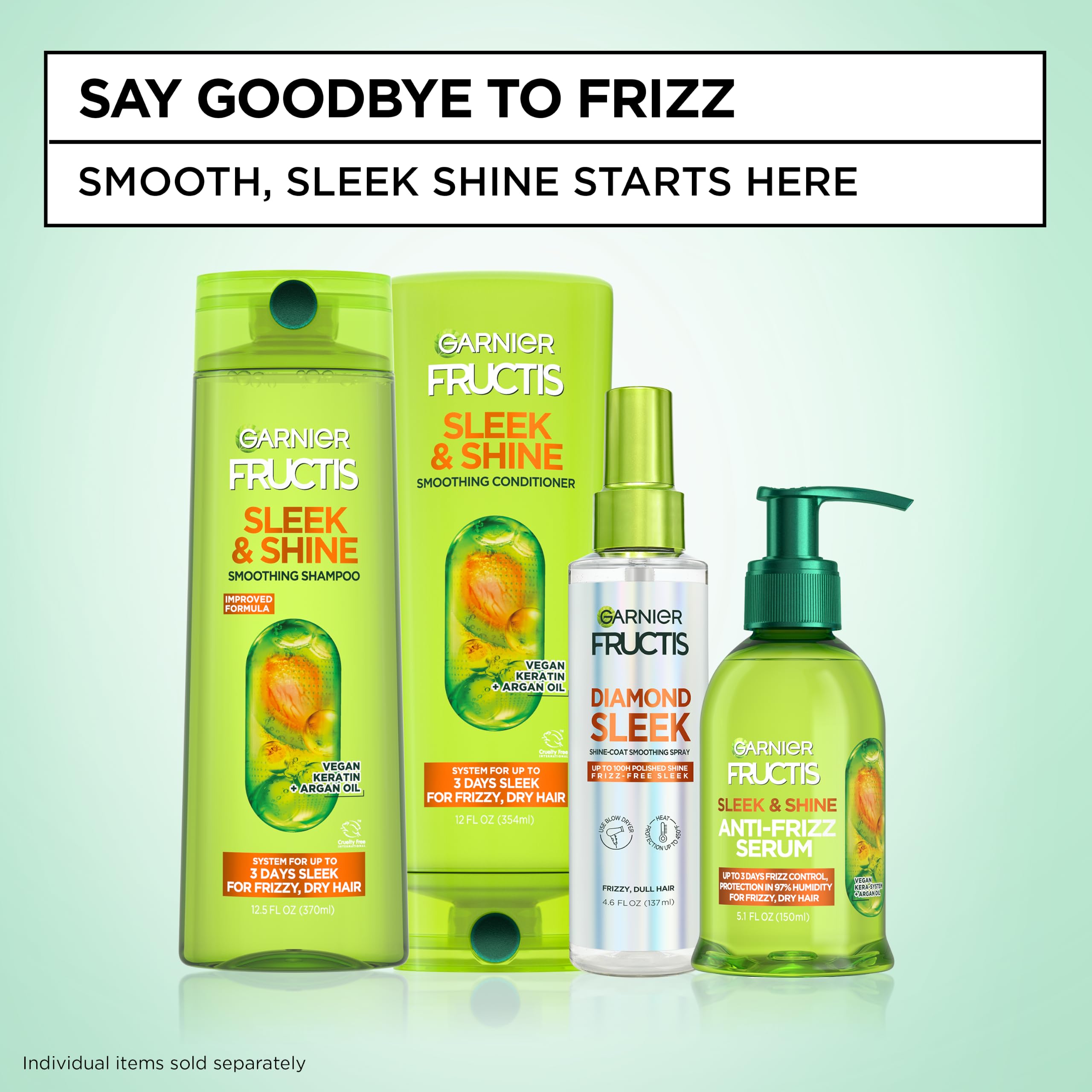 Garnier Fructis cabello suave y sin frizz tras uso