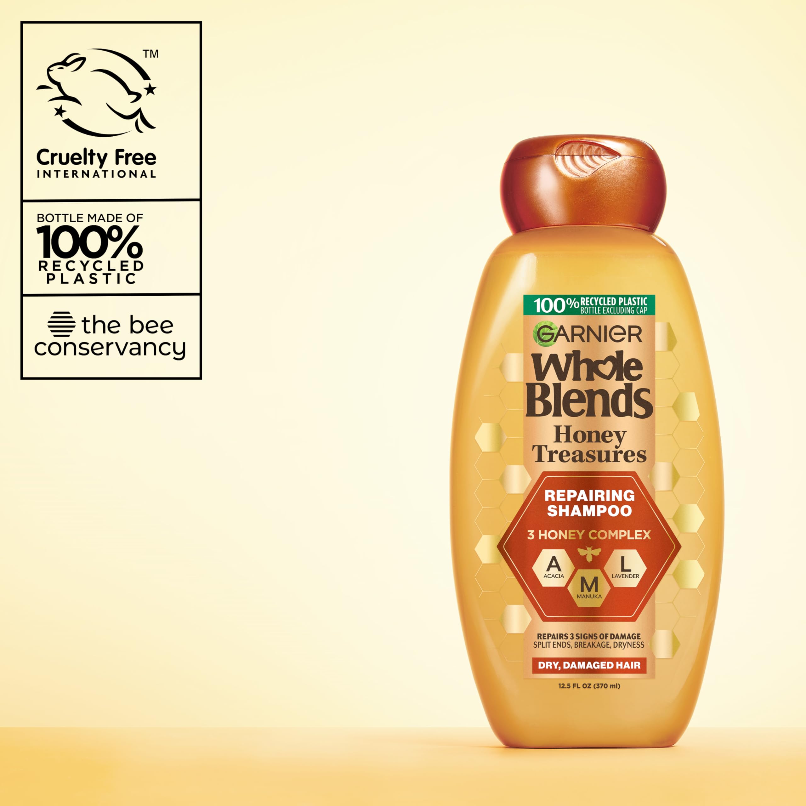 Garnier Whole Blends embalaje con énfasis en prácticas de suministro sostenibles