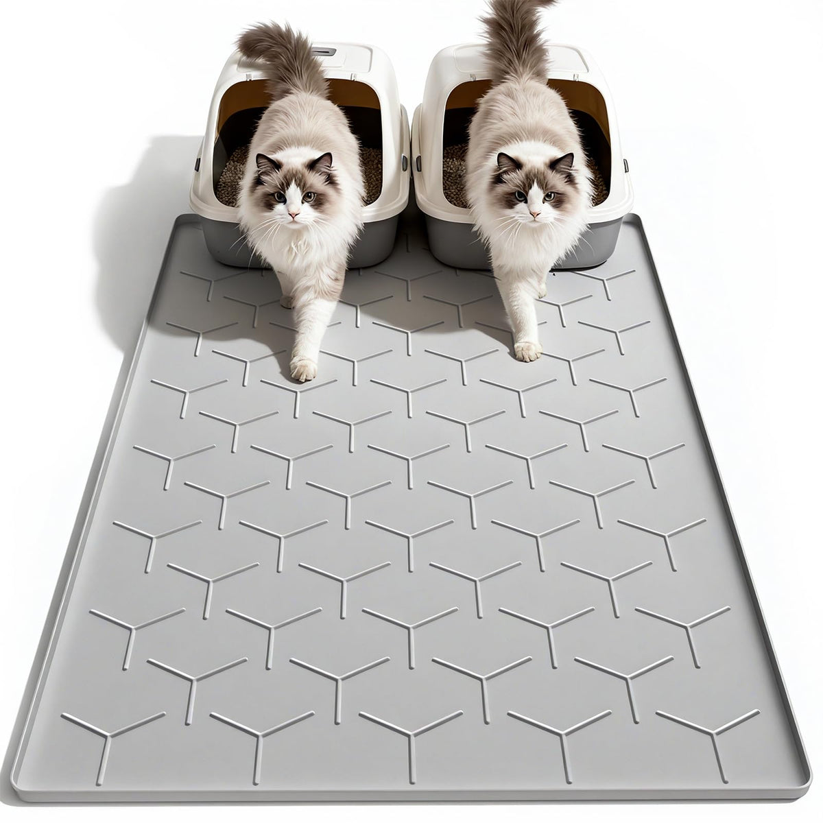 Garoopion alfombra frontal mostrando cobertura amplia y protección