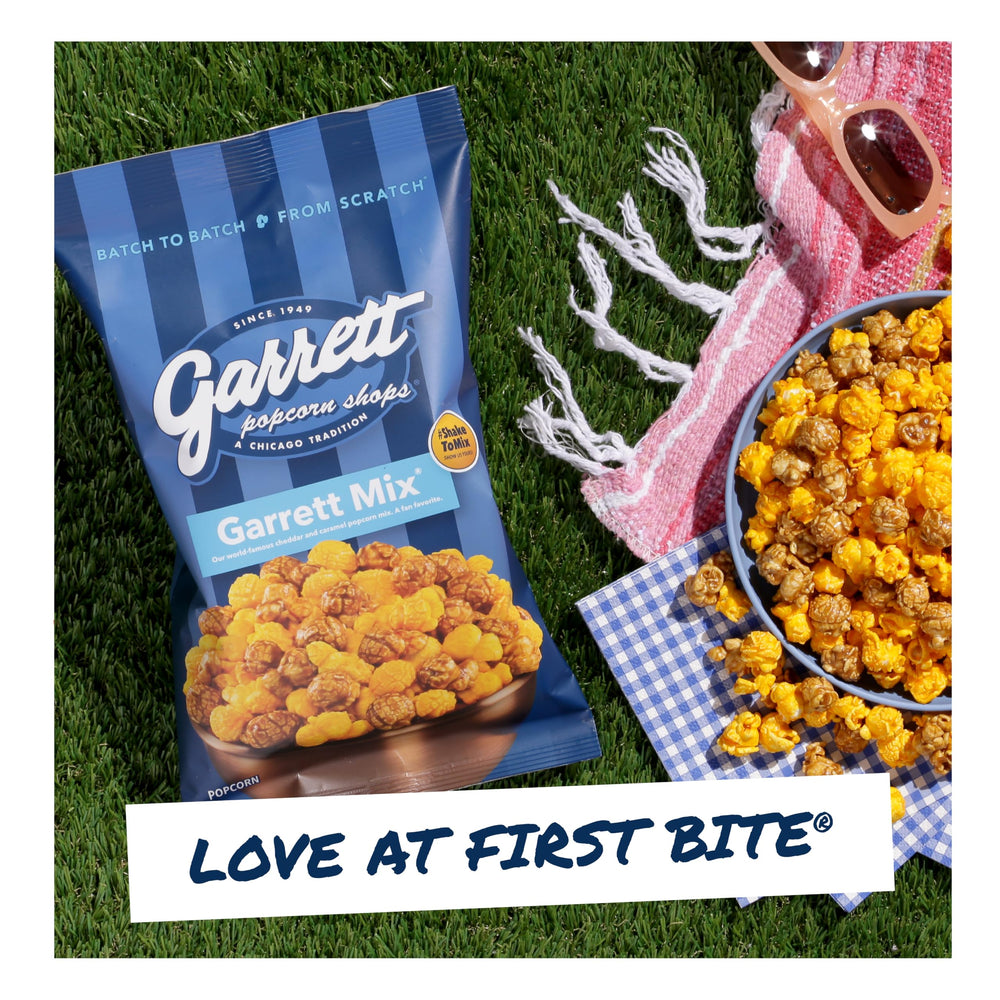 Garrett Popcorn Shops pack presentado como regalo gourmet para ocasiones especiales