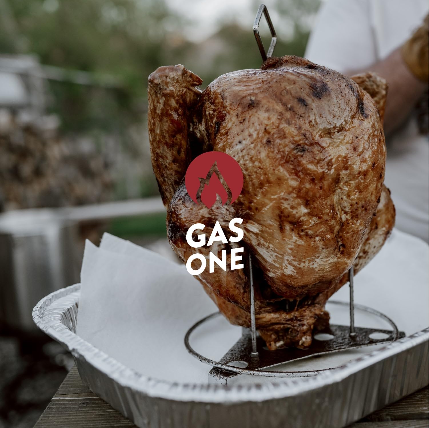 Gas One cast iron burner head detail providing even high-heat cooking