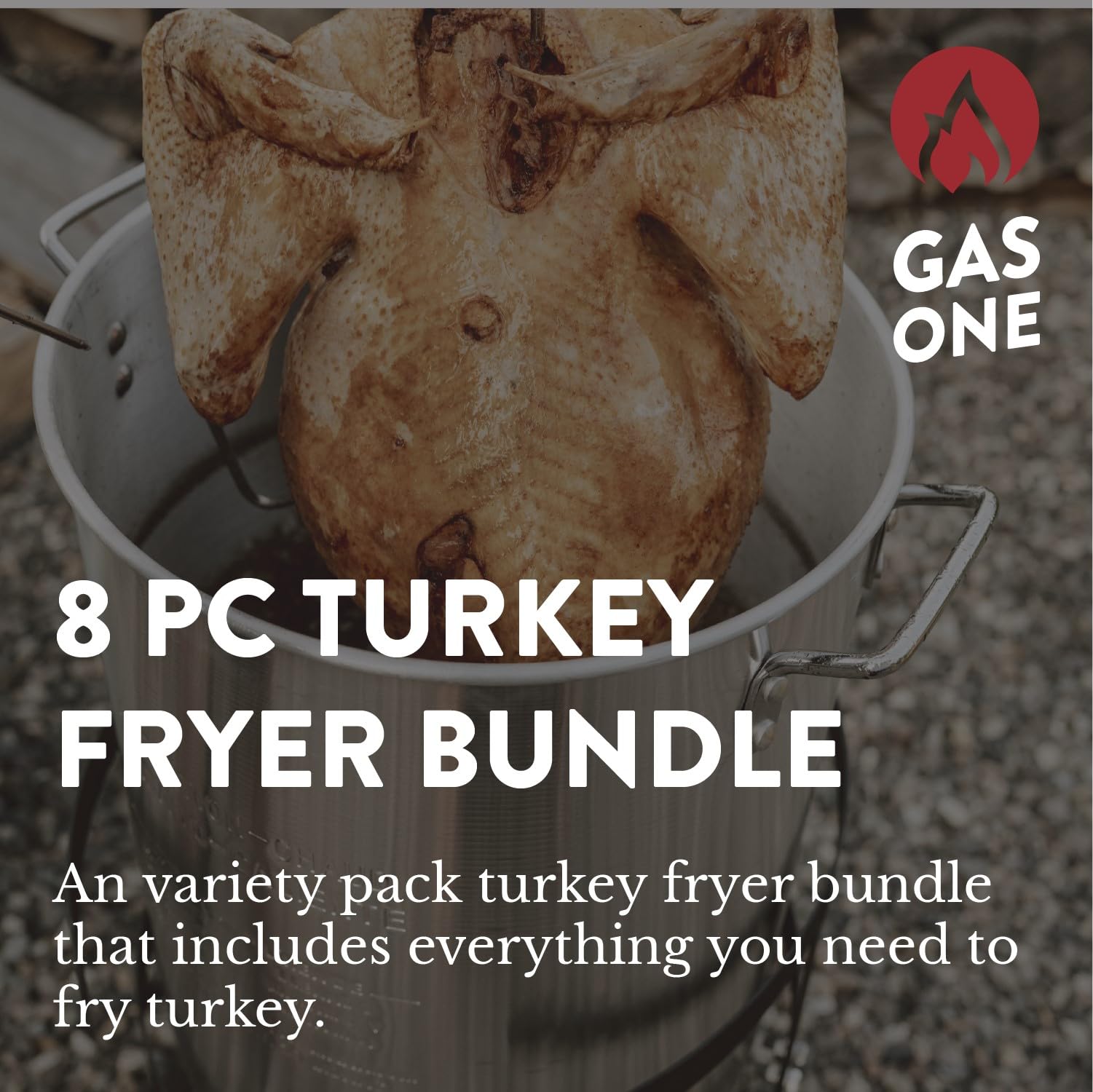 Gas One perforated basket close-up for easy draining and fast frying