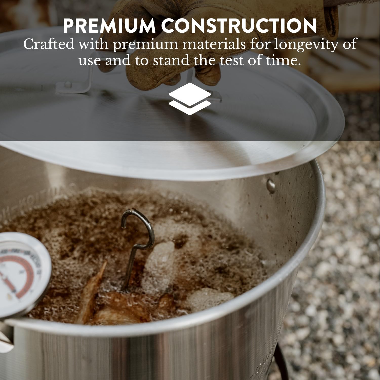 Gas One thermometer and marinade injector accessories enabling precise flavor control