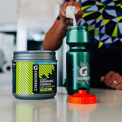 Gatorade endurance lemon lime powder close-up texture demonstrating fine mixability