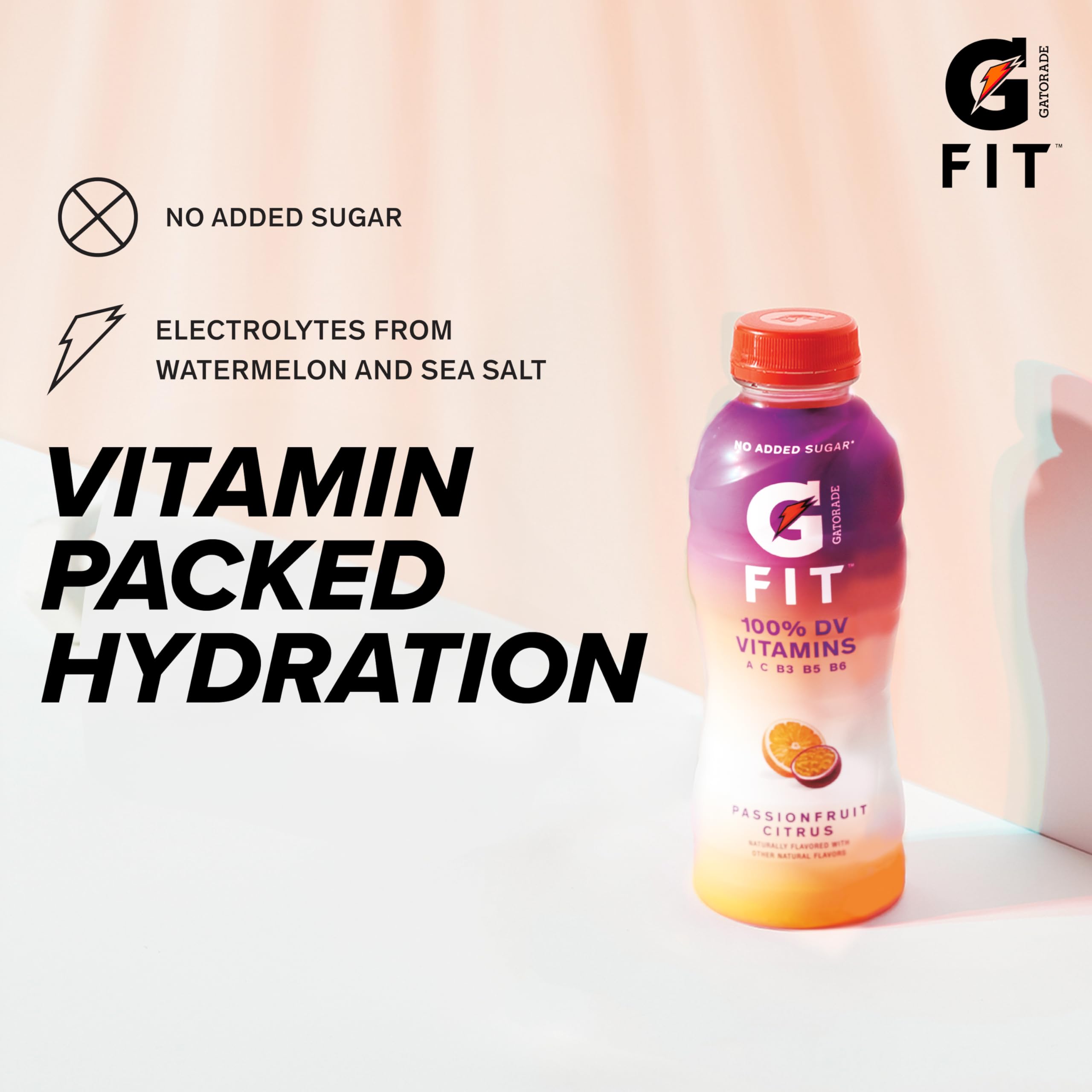 Escena de uso en actividad al aire libre con Gatorade Fit para hidratación ligera