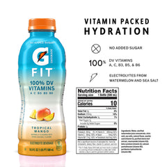 Gatorade Fit close-up bottle cap highlighting resealable design and convenience for on-the-go refreshment