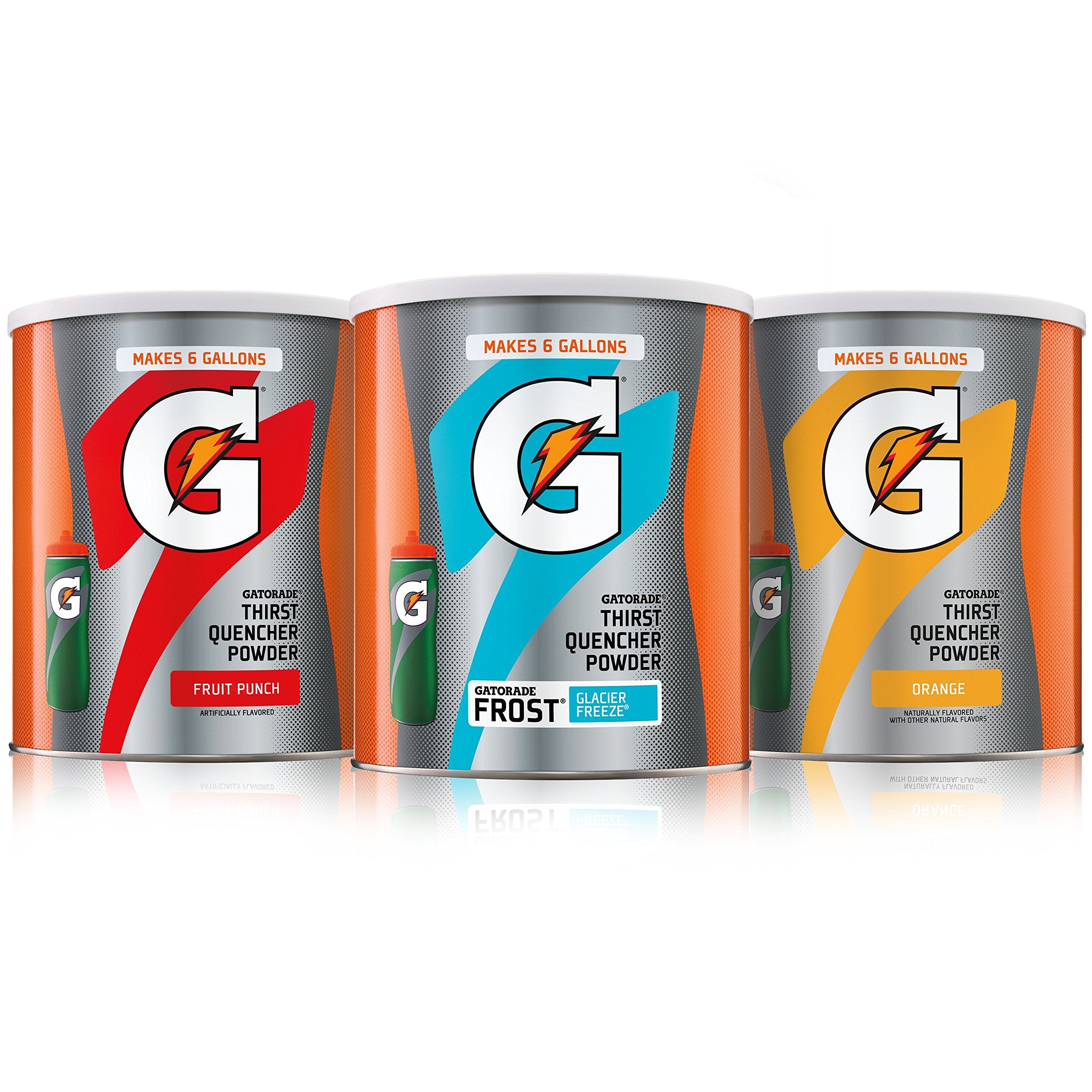 Gatorade envase frontal 51oz mostrando marca y facilidad de preparación