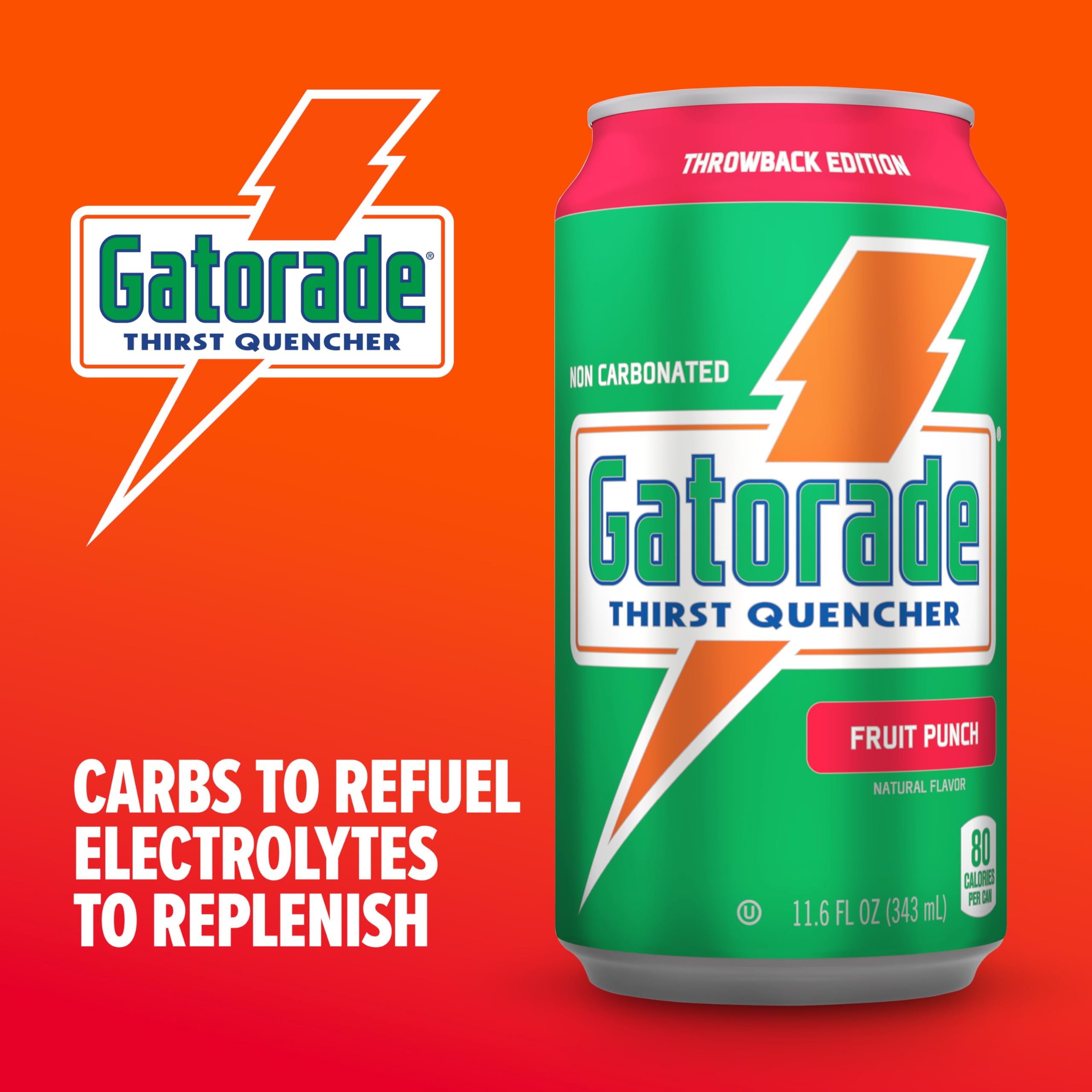 Gatorade lata en mano demostrando portabilidad y uso inmediato