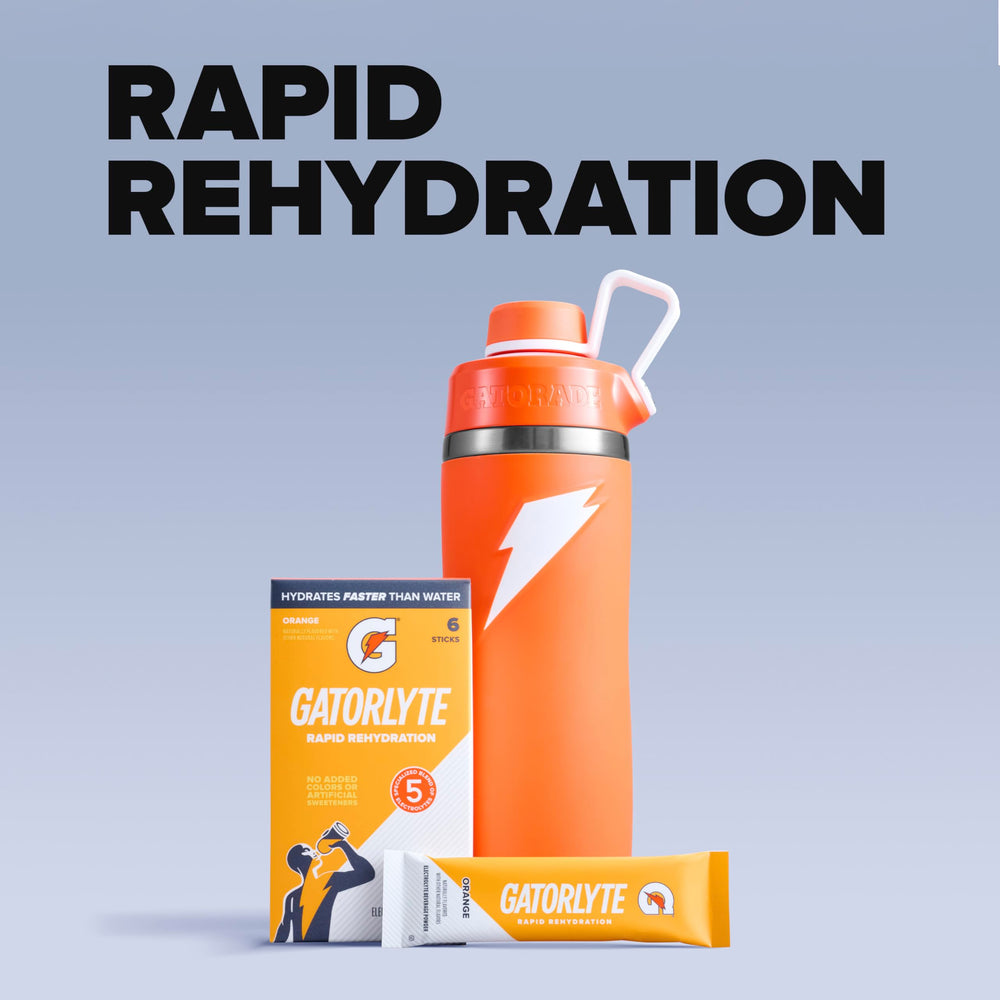 Gatorlyte bebida preparada en botella 500 ml, hidratación lista para beber