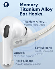 Gcioii close-up of memory titanium core, durable flexible support benefit