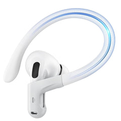 Gcioii front packaging showing ear hooks and anti-lost lanyard, clear product view