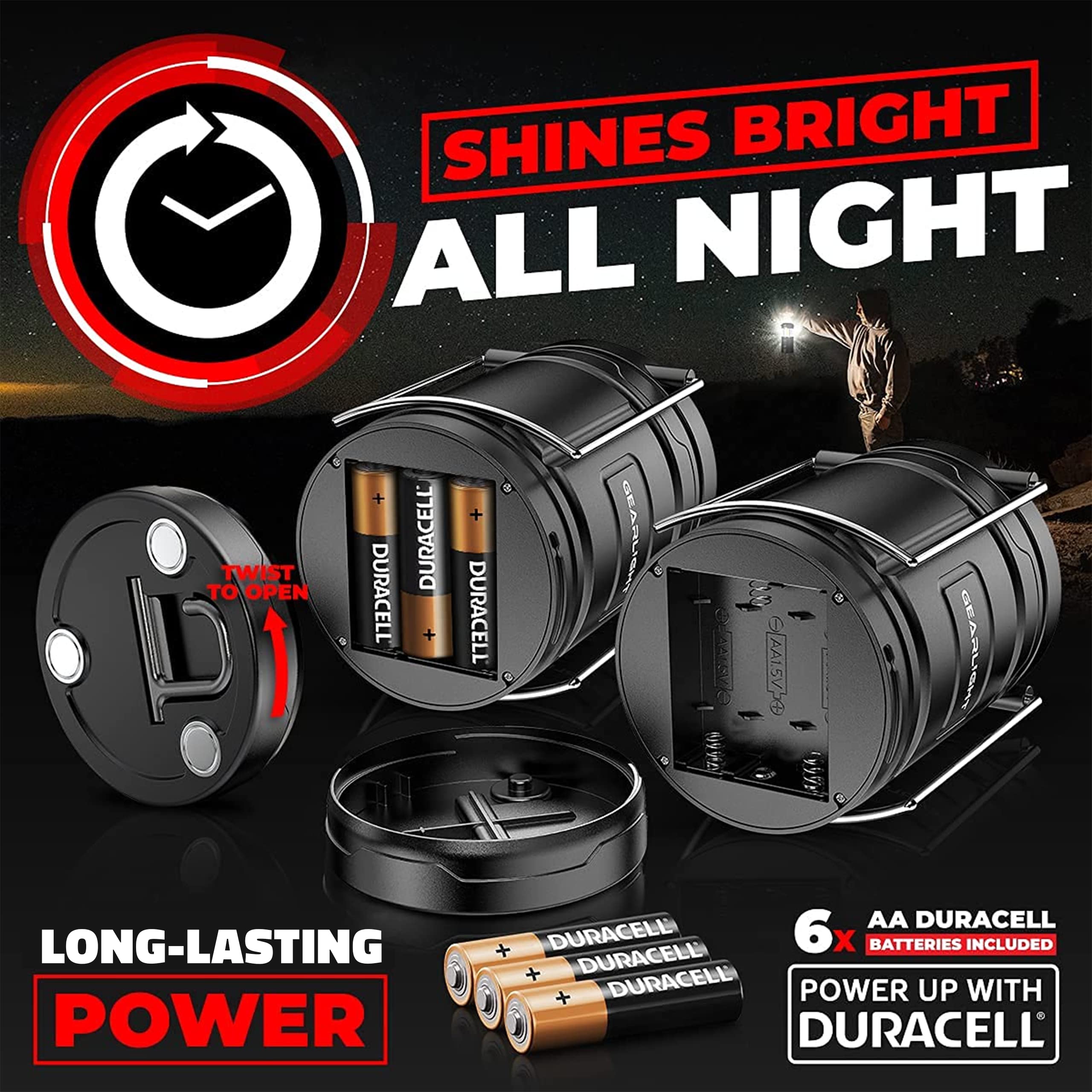 GearLight base magnética adherida al capó ofreciendo sujeción segura