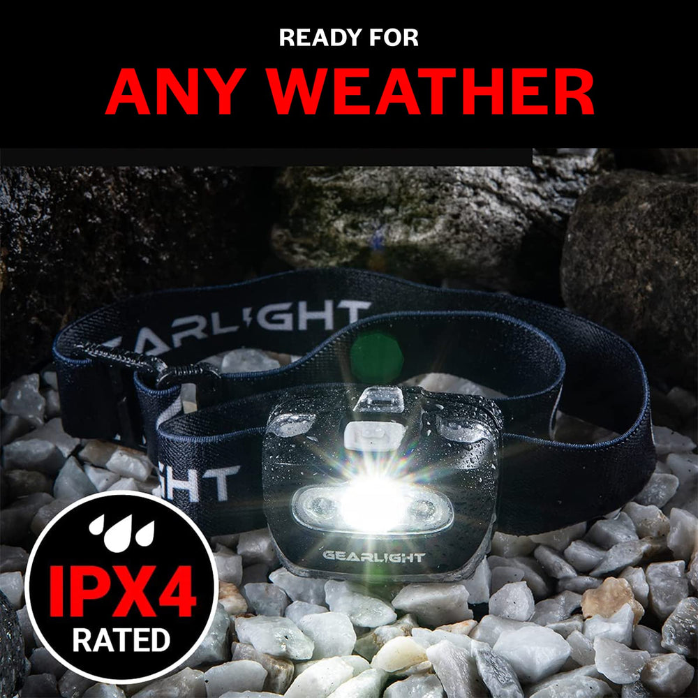 GearLight caja y contenido del pack ideal para kits de emergencia