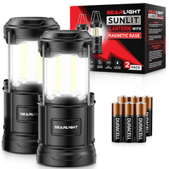 GearLight linterna frente del paquete mostrando diseño y función inmediata