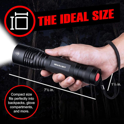 GearLight splashing water on body showing IPX4 resistance for rainy use