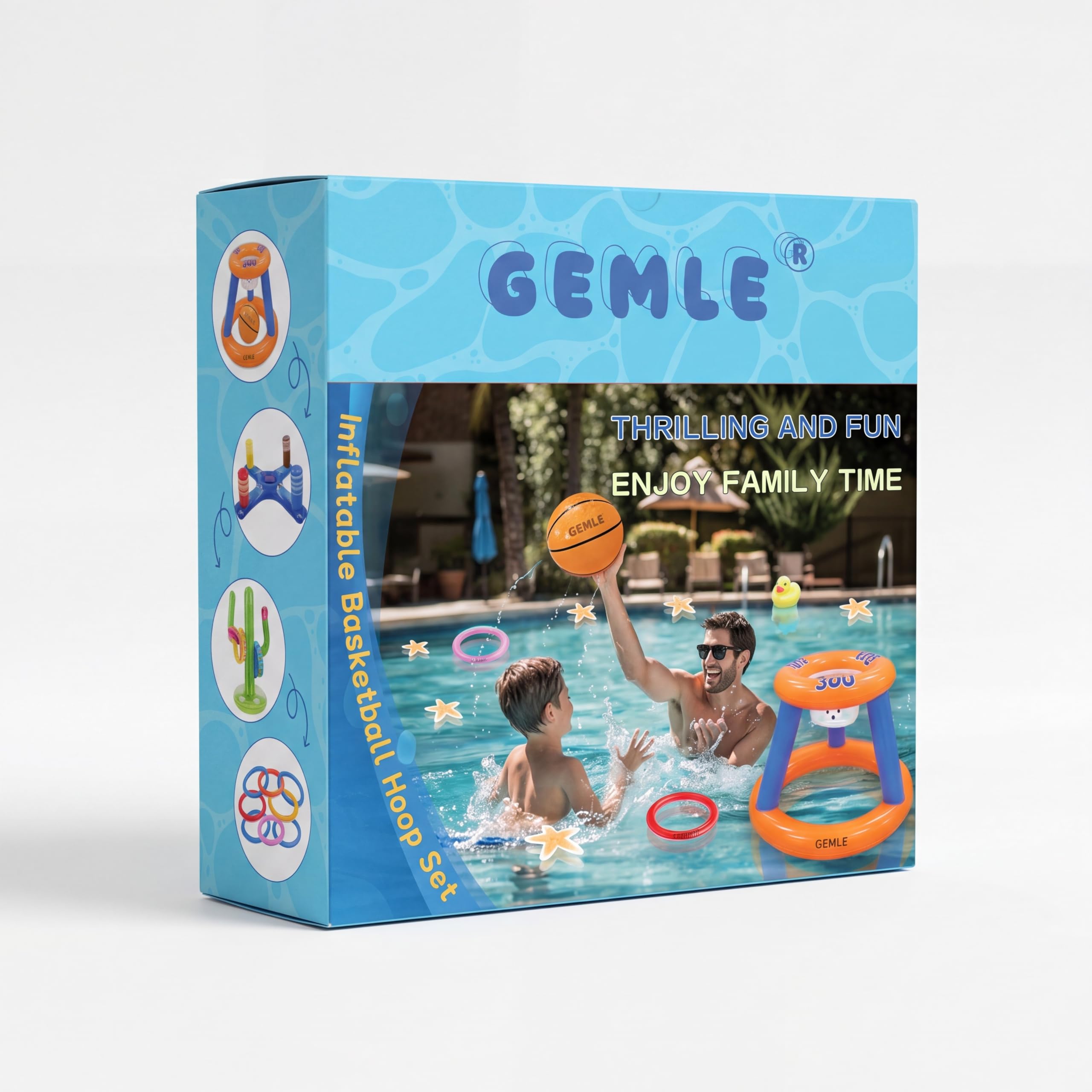 GEMLE comparación de tamaño con persona, escala clara y práctica