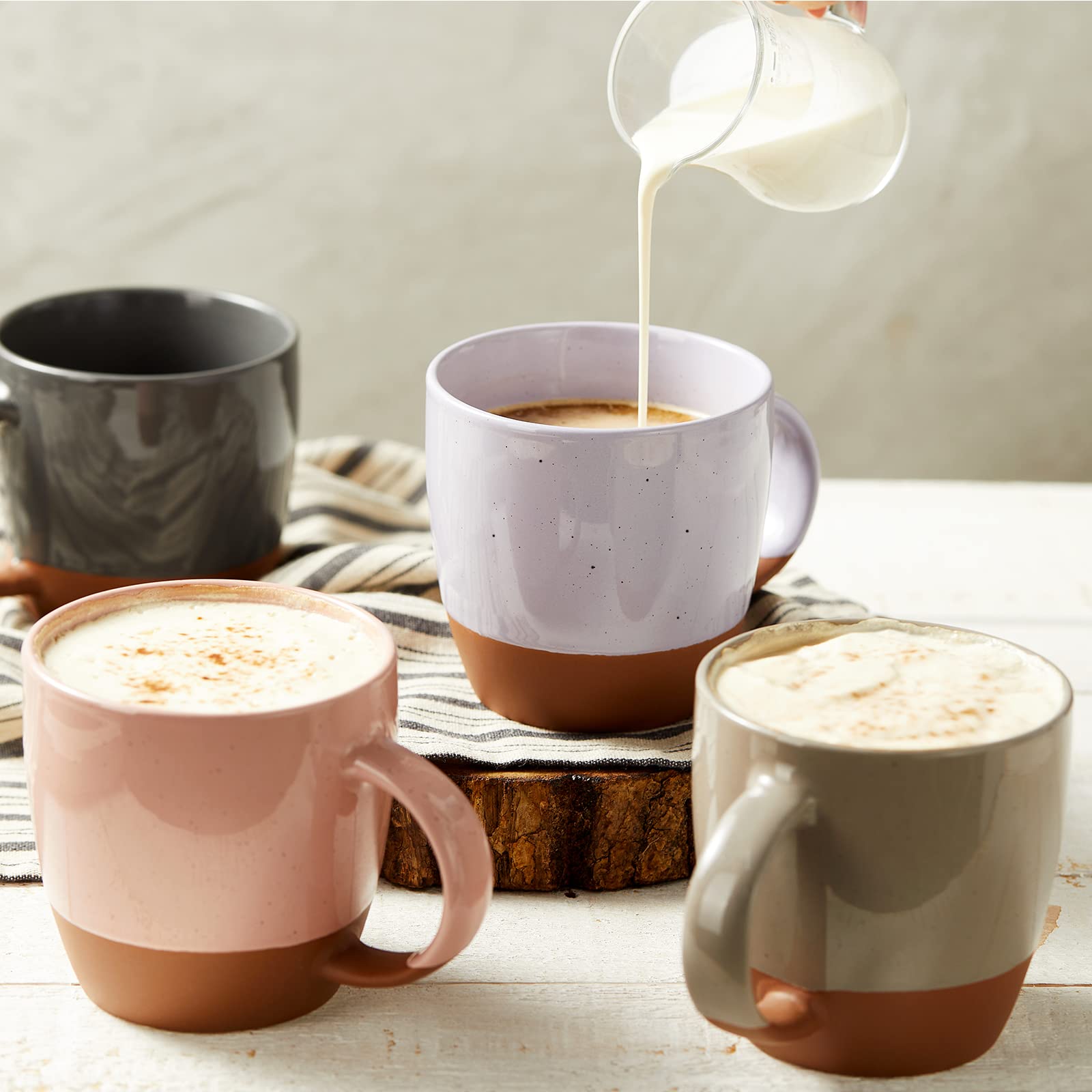 Gencywe taza con bebida, capacidad 18 oz para porciones generosas