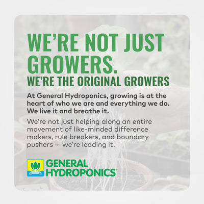 General Hydroponics uso en reservorio demostrando ajuste de pH eficaz