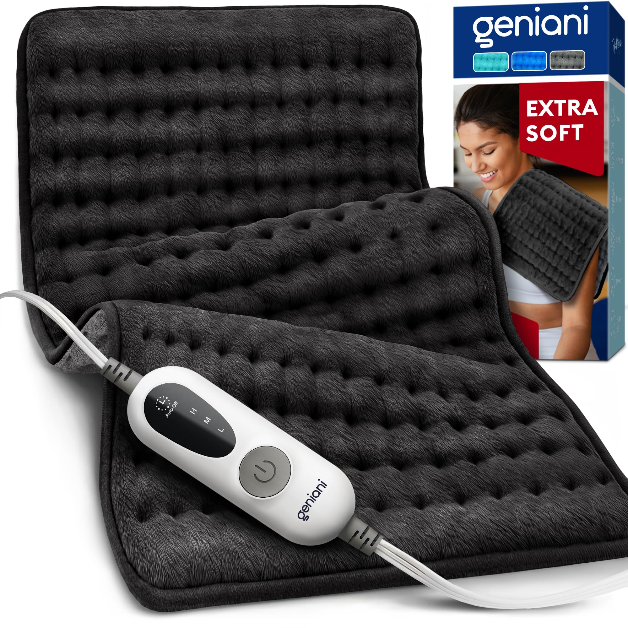 GENIANI vista frontal del producto mostrando tamaño y cobertura cómoda