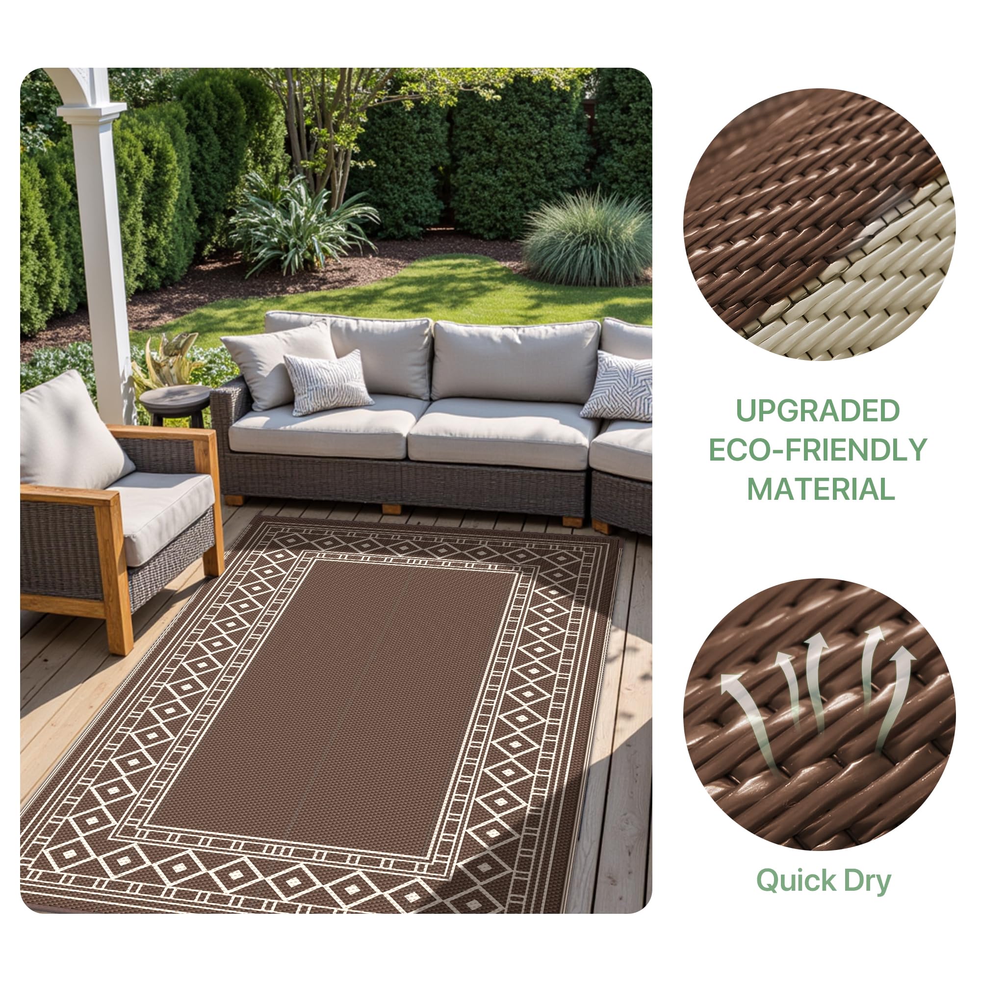 GENIMO alfombra junto a muebles para comparar escala y cobertura