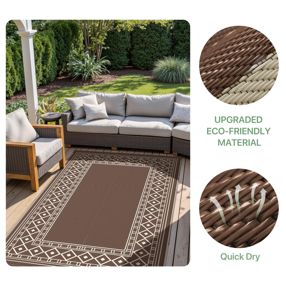 GENIMO alfombra junto a muebles para comparar escala y cobertura