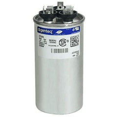 Genteq condensador c3455r close-up de terminales para instalación rápida y segura