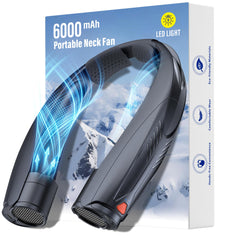 Gentsvip ventilador de cuello frontal cómodo y manos libres