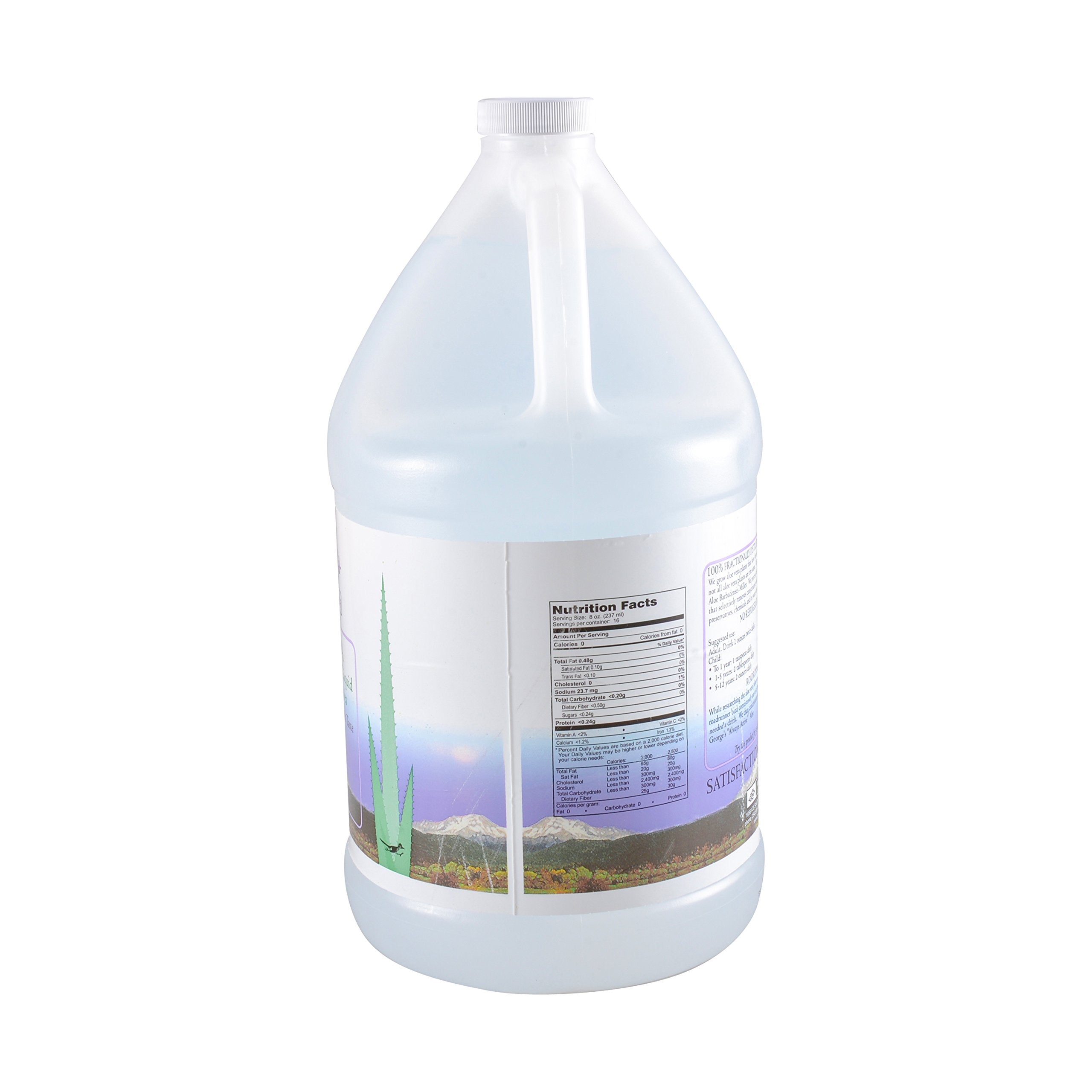 George's etiqueta con ingredientes y sin conservantes para transparencia