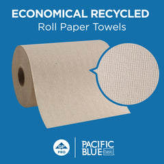 Georgia‑Pacific rollo perfil destacando 350 pies para menos reposiciones