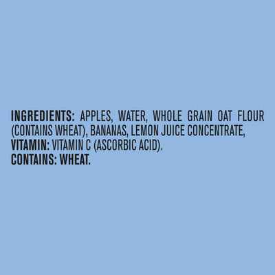 Gerber nutrition panel detail showing vitamins and iron benefits per serving