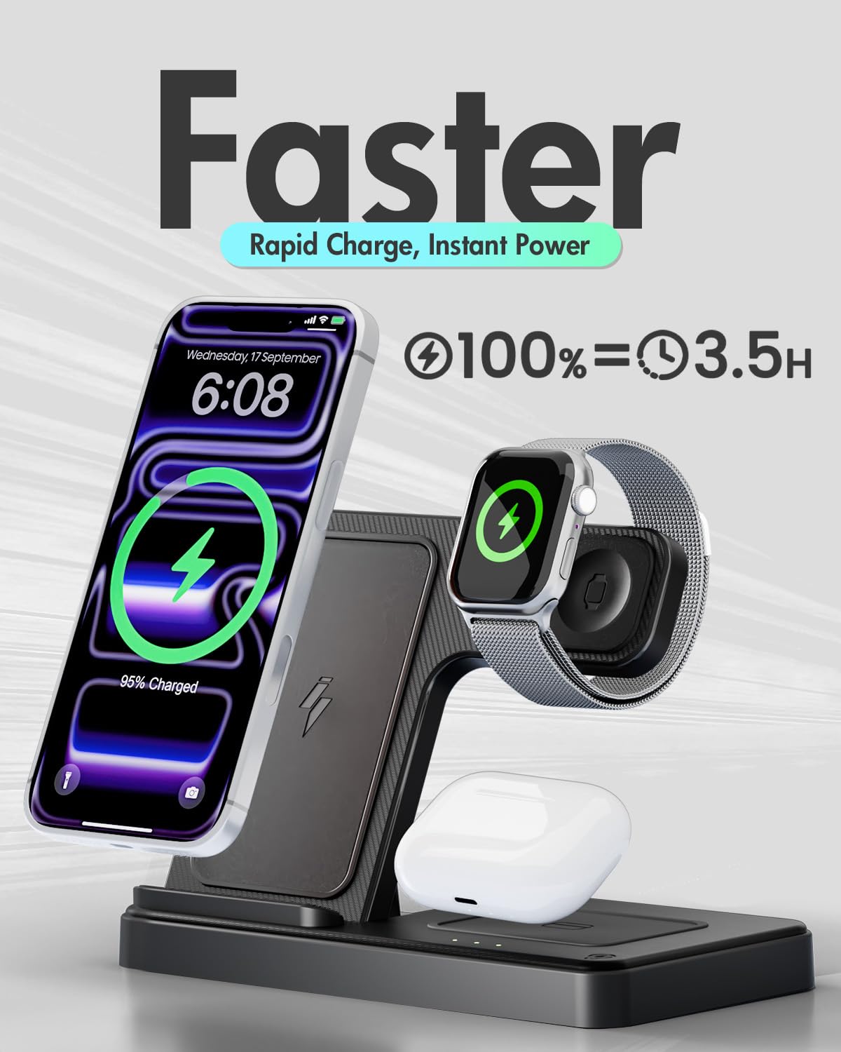 GETPALS comparada con un iPhone para mostrar escala y ajuste
