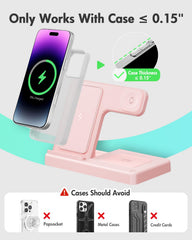 GETPALS en mesita de noche cargando dispositivos rápidamente