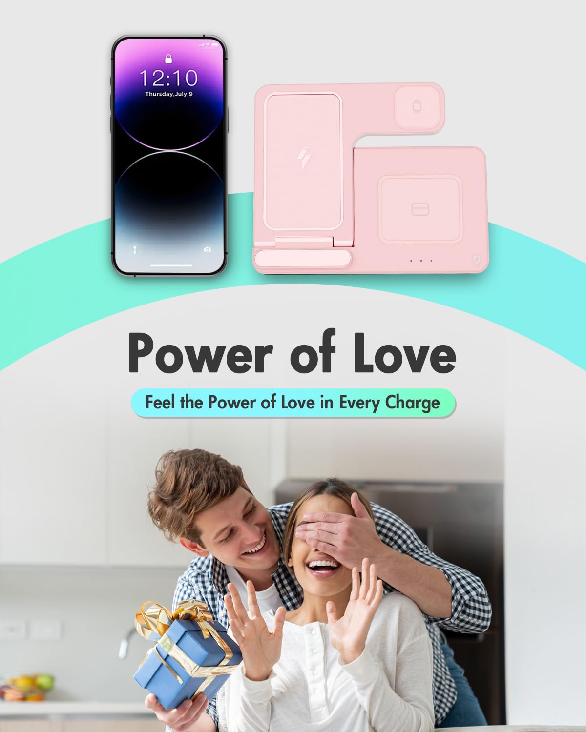 GETPALS etiqueta de especificaciones con potencias y compatibilidad
