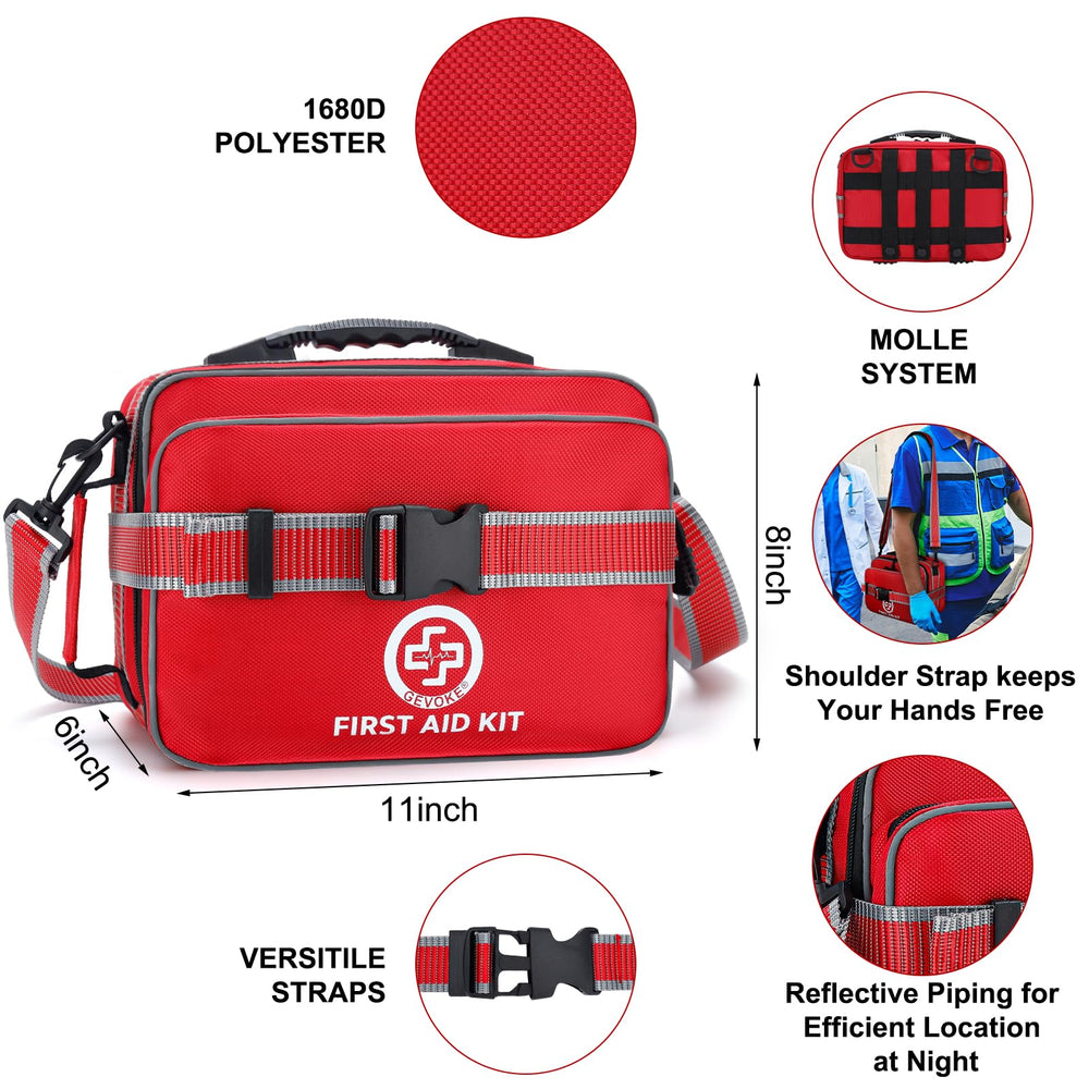 Gevoke fijado con sistema MOLLE en mochila para fácil transporte