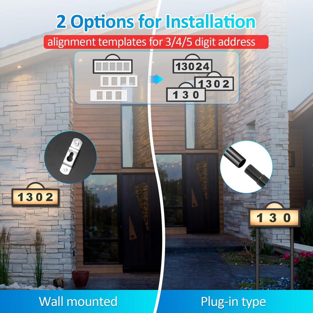 GEYUEYA Home included mounting hardware and two ground rods for stable install
