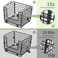 GGIU cesta en uso en encimera con verduras accesibles
