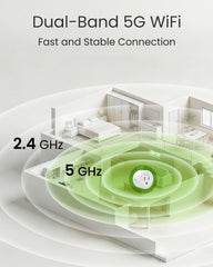 GHome Smart enchufe vista lateral detalle del diseño compacto y ventilación