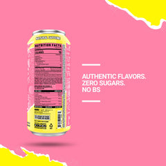 GHOST ingredient label closeup with full-disclosure doses for informed choice