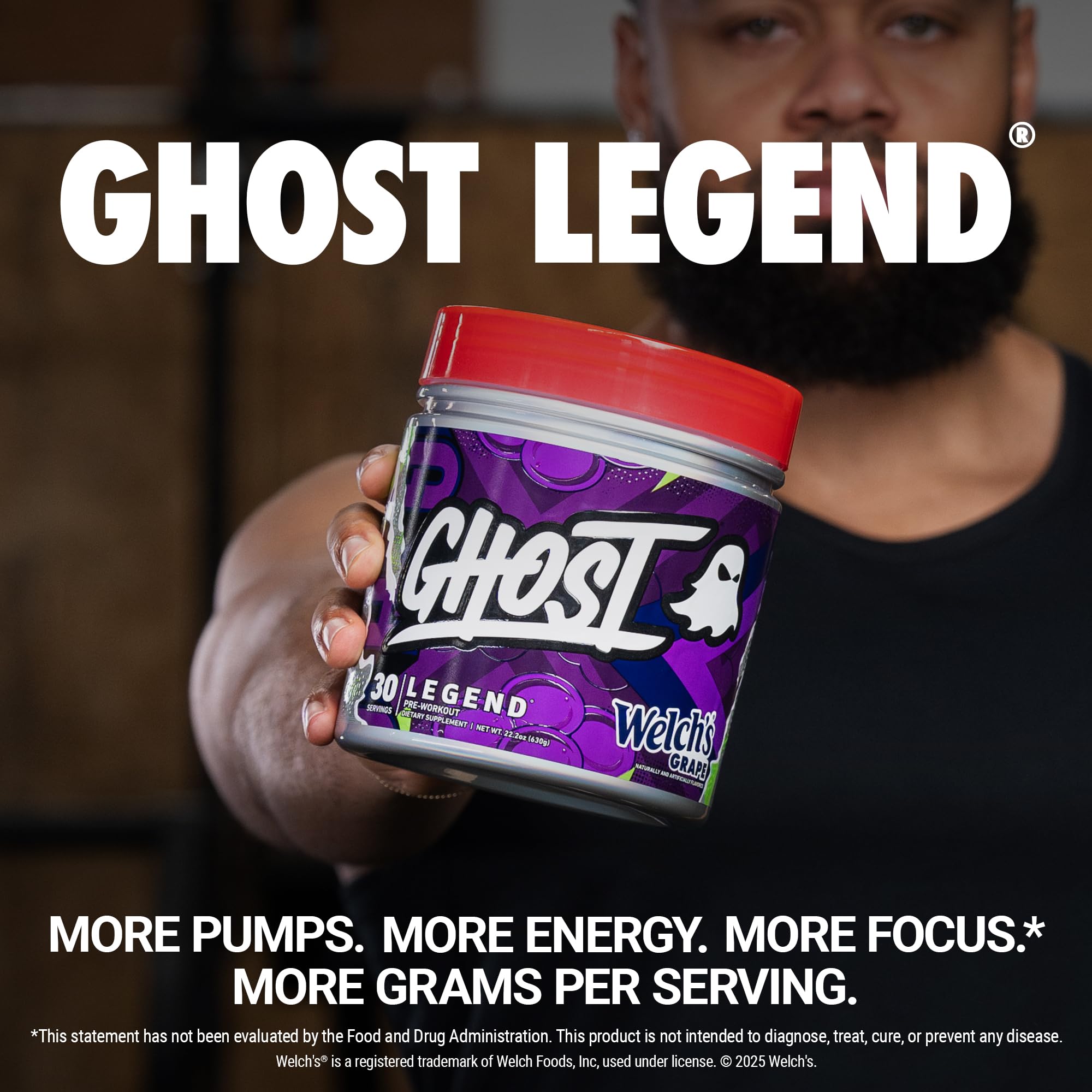 GHOST textura del polvo en cuchara, mezcla fina que facilita disolución rápida