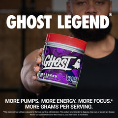 GHOST textura del polvo en cuchara, mezcla fina que facilita disolución rápida