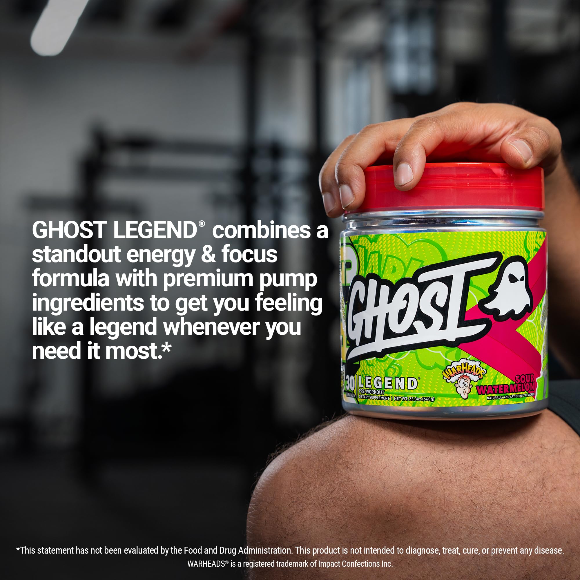 GHOST etiqueta transparente detallando dosis de L-Citrulline y Beta-Alanine
