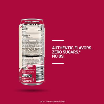 GHOST pouring Raspberry Cream into a glass highlighting vibrant color and refreshment