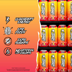GHOST lata Strawbango en mano para comparar tamaño y portabilidad